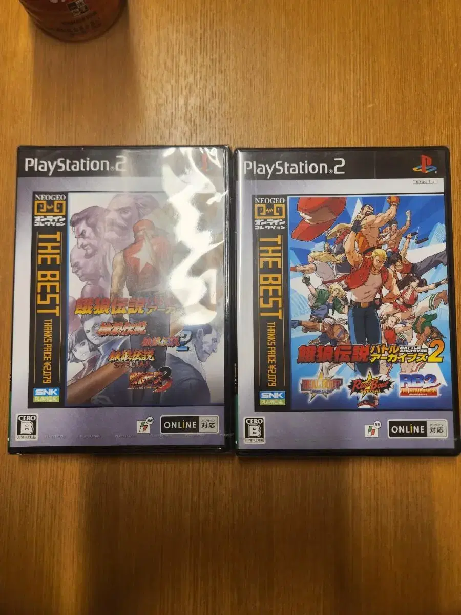 PS2 아랑전설 배틀아카이브 1,2 일괄 (일판, 밀봉)